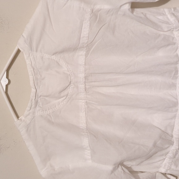 Converse One Star white sheer blouse size small - Picture 3 of 8